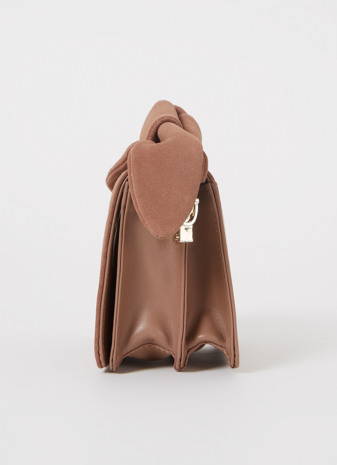 Ted Baker Niyah Mini handtas van leer - detail 4 hazelnootbruin