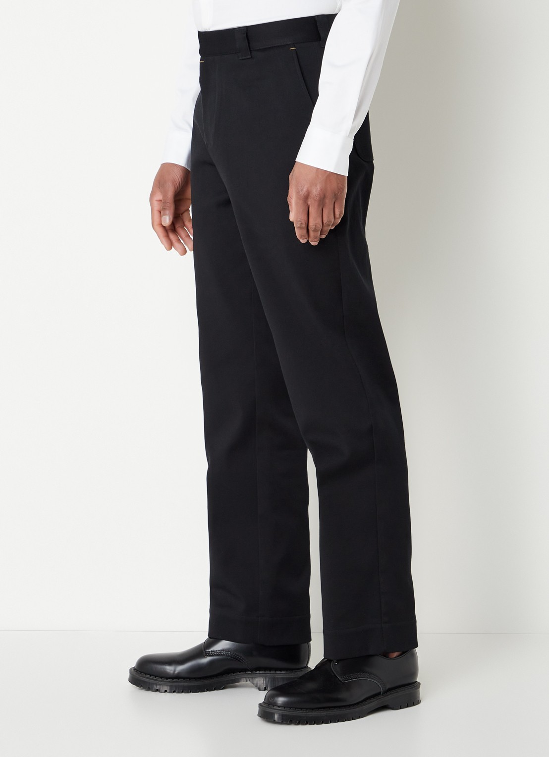 Ted Baker Sediman straight fit chino met steekzakken - detail 2 zwart