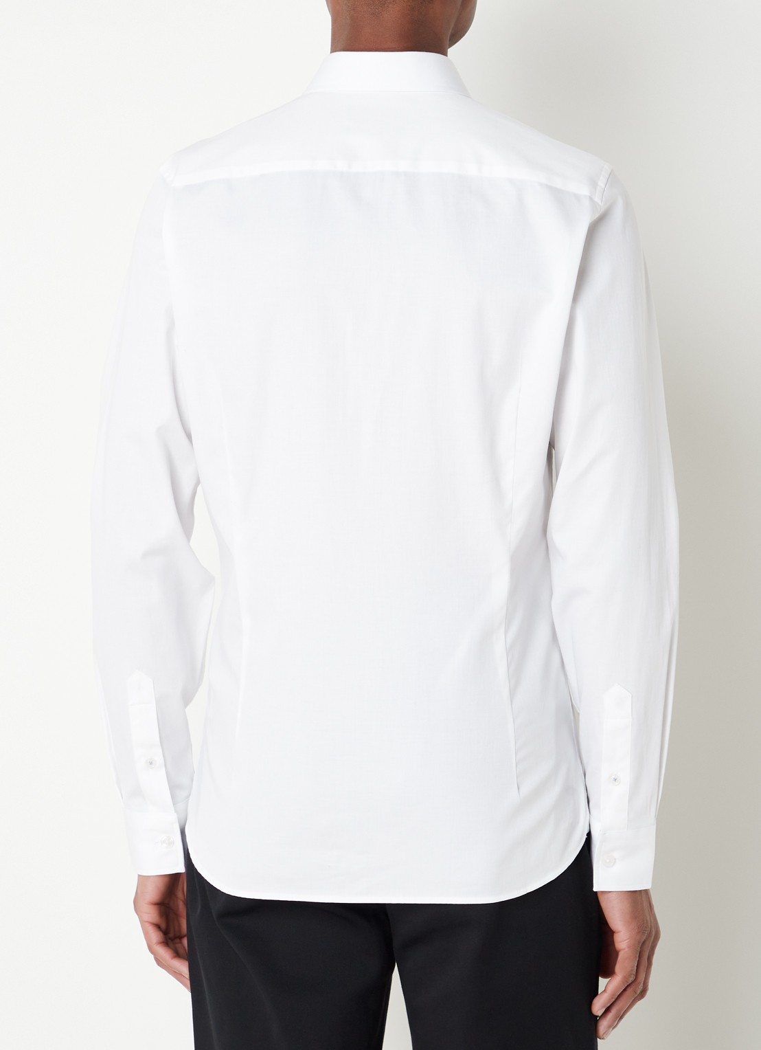 Ted Baker Slim fit overhemd met stretch - achterkant wit
