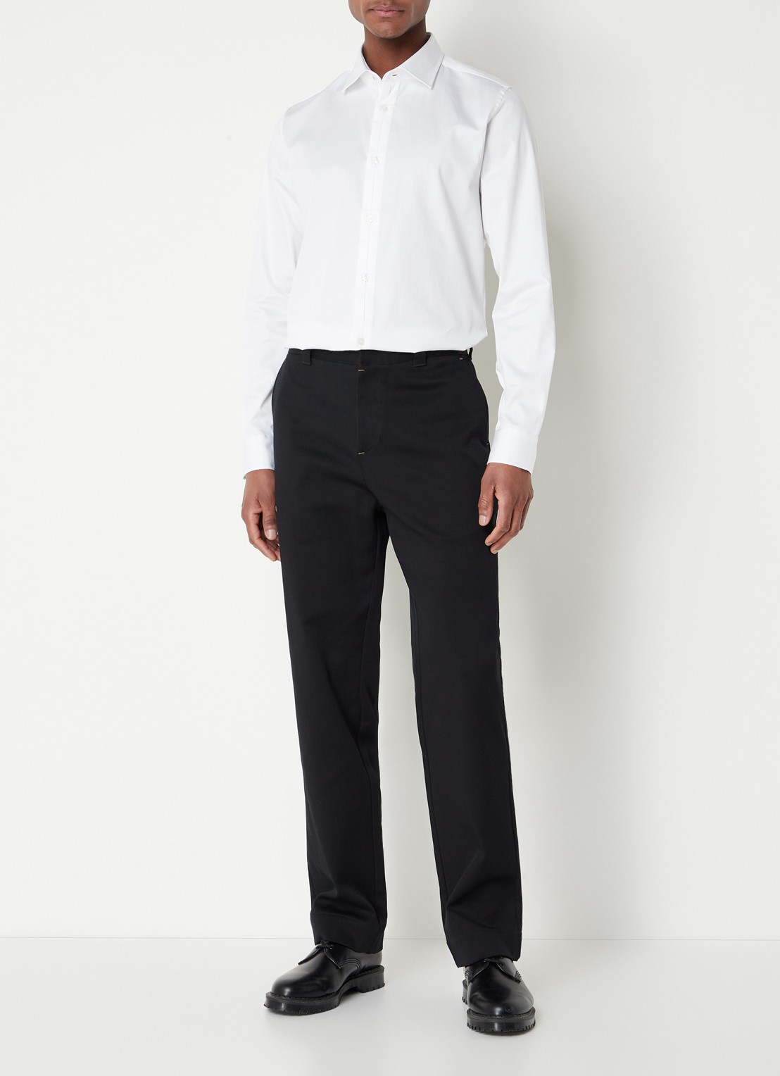 Ted Baker Slim fit overhemd met stretch - voorkant 4 wit