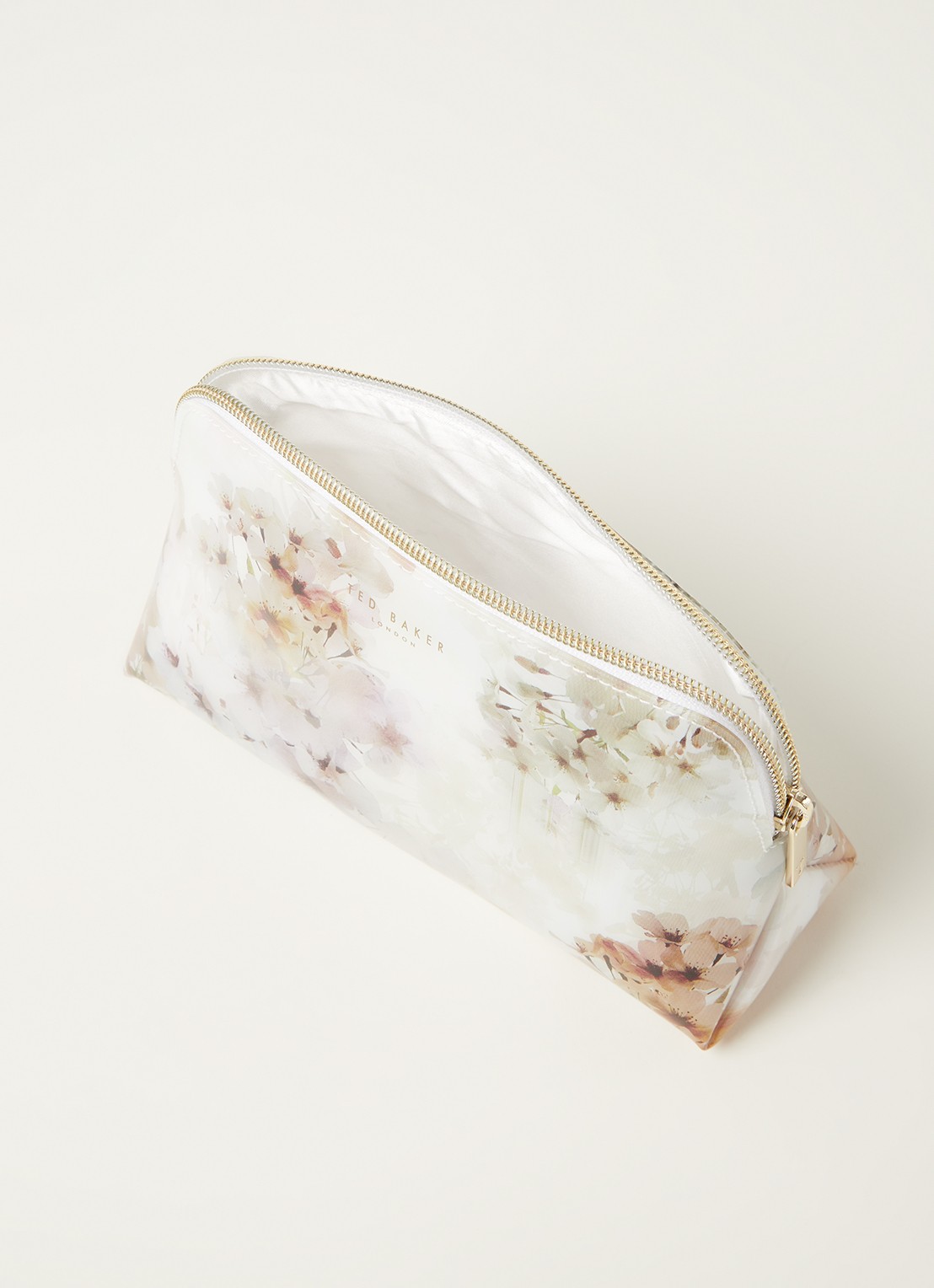 Ted Baker Suvii make-up tas met bloemenprint - detail 3 ivoor