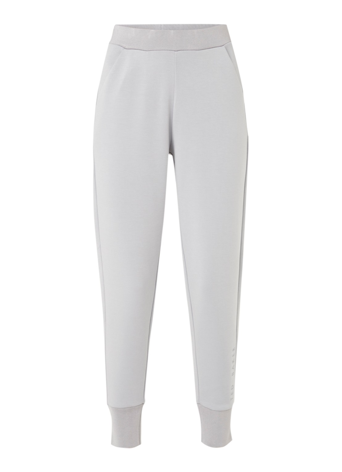 Ted Baker Varro jogger van jersey - voorkant 2 grijs