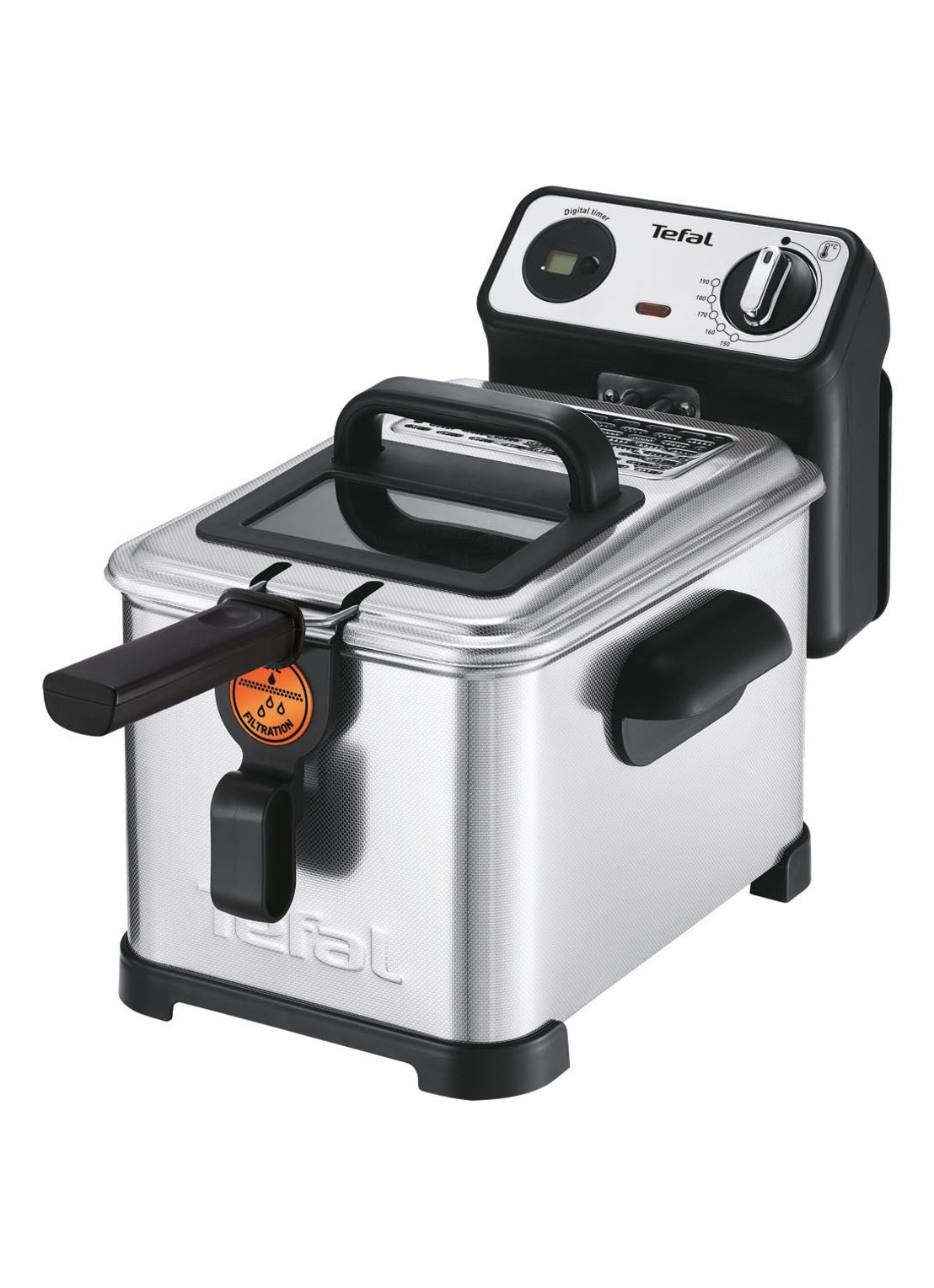 Tefal Filtra Pro Inox & Design friteuse FR511170 - detail zilver