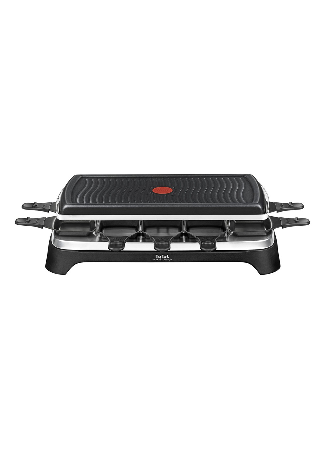 Tefal Inox & Design Raclette & Gril RE458812 - detail 2 zwart