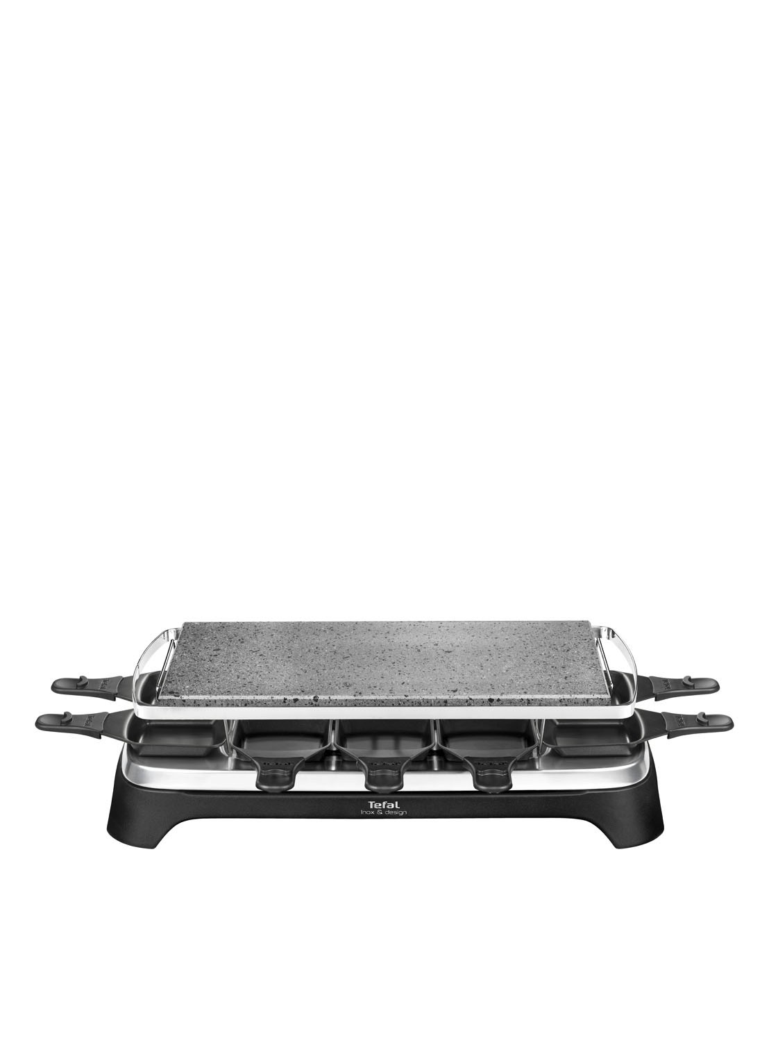 Tefal Inox & Design steengrill & gourmetstel PR4578 - detail 4 zwart