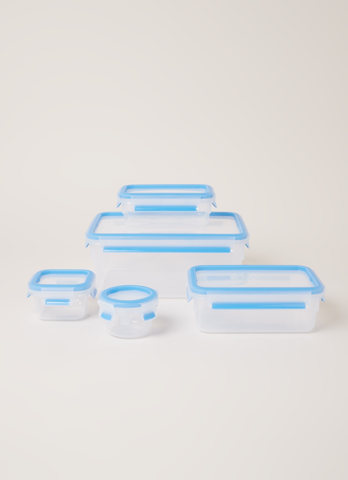 Tefal MasterSeal Fresh vershouddoos 5-delig - voorkant 2 transparant