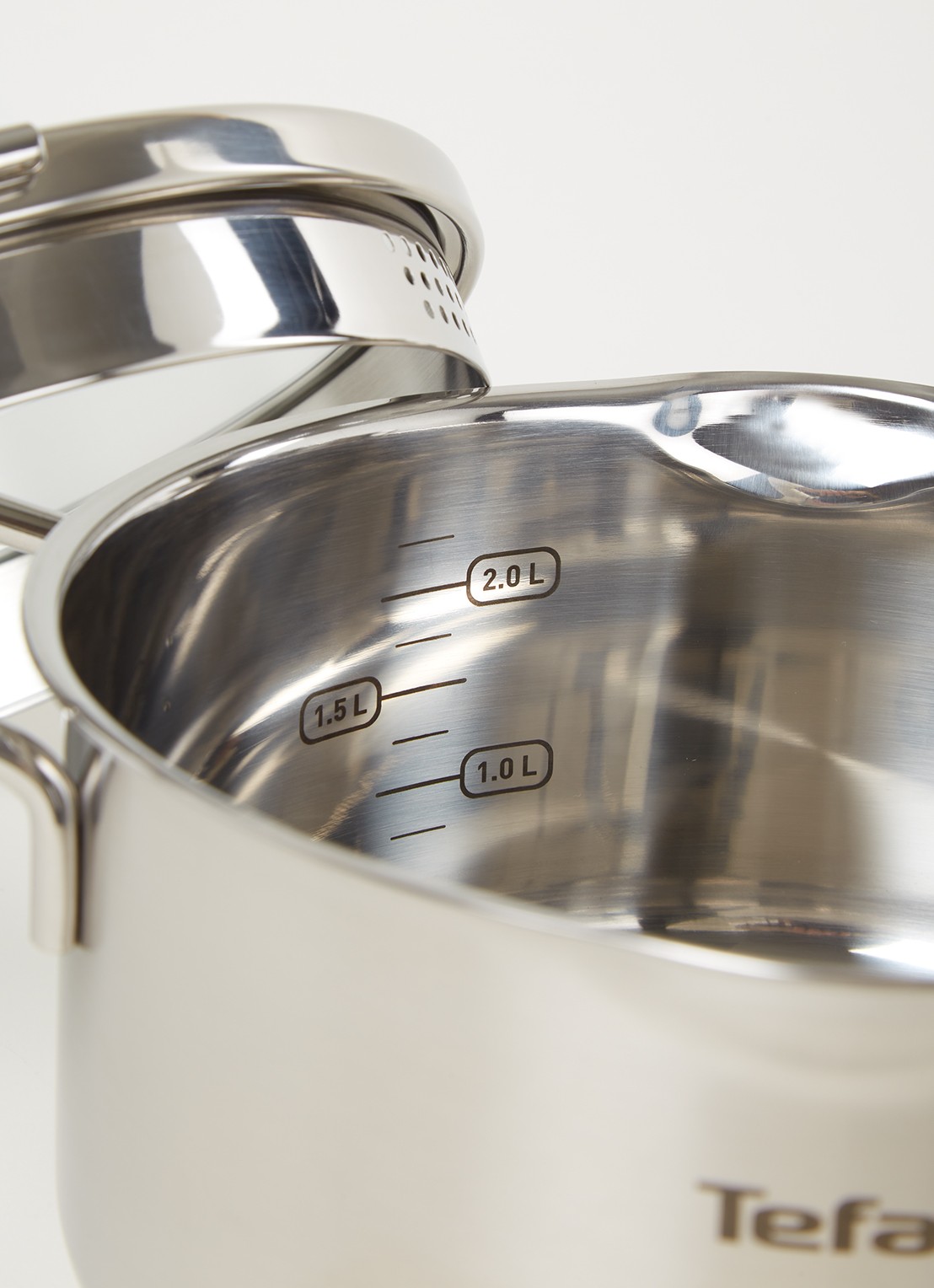 Tefal Nordica pannenset 3-delig - detail 3 zilver