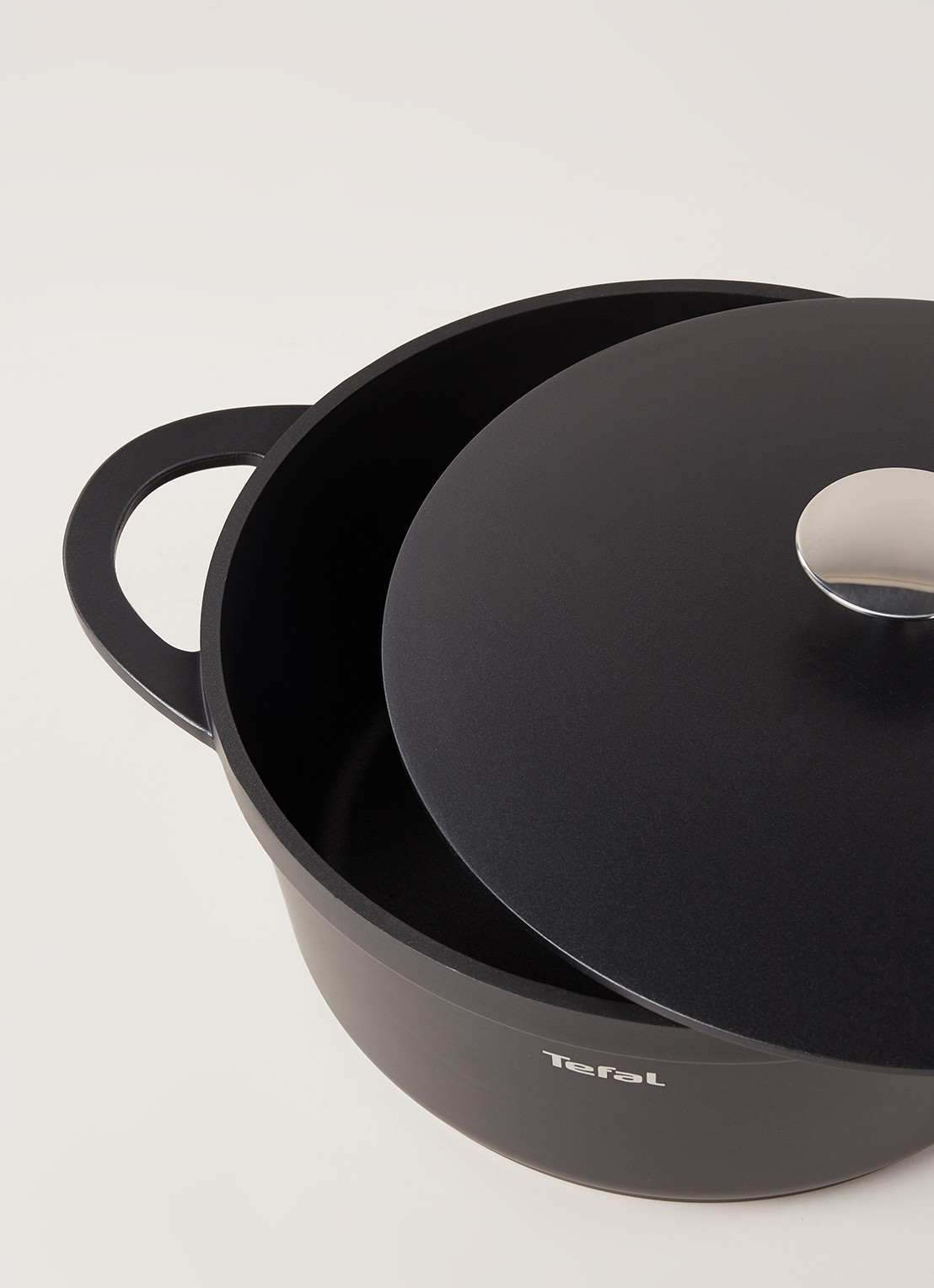 Tefal Trattoria Braadpan Ø28 cm - detail zwart