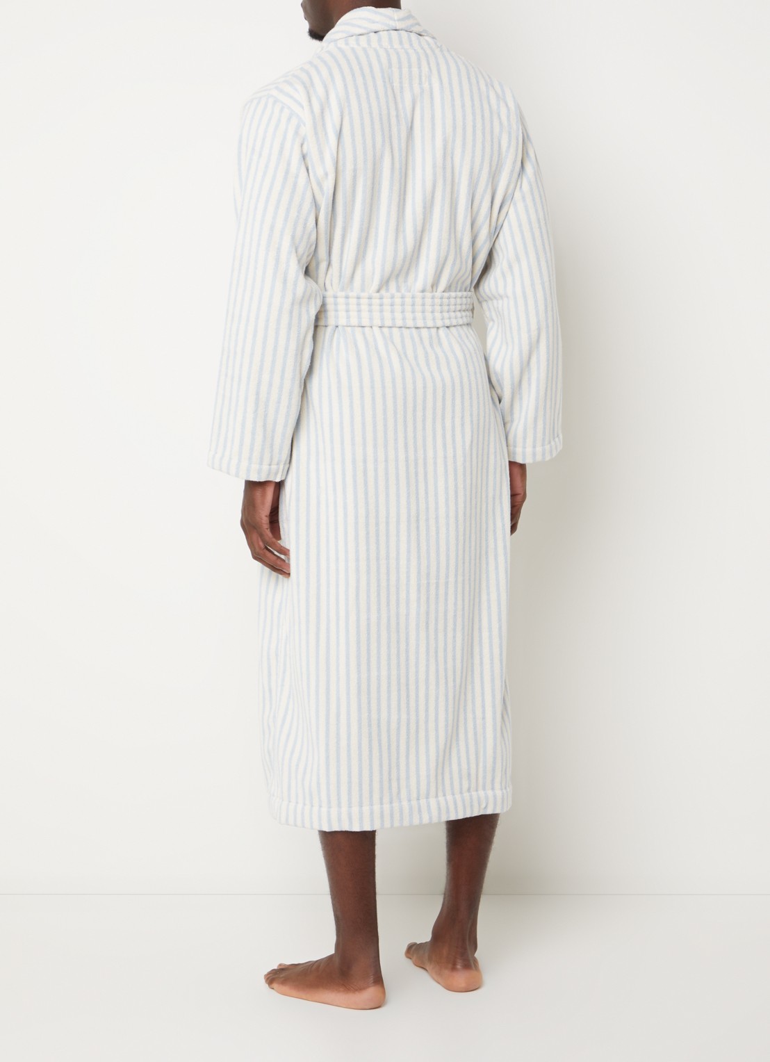 TEKLA Badjas met opgestikte zakken - unisex - achterkant 4 wit