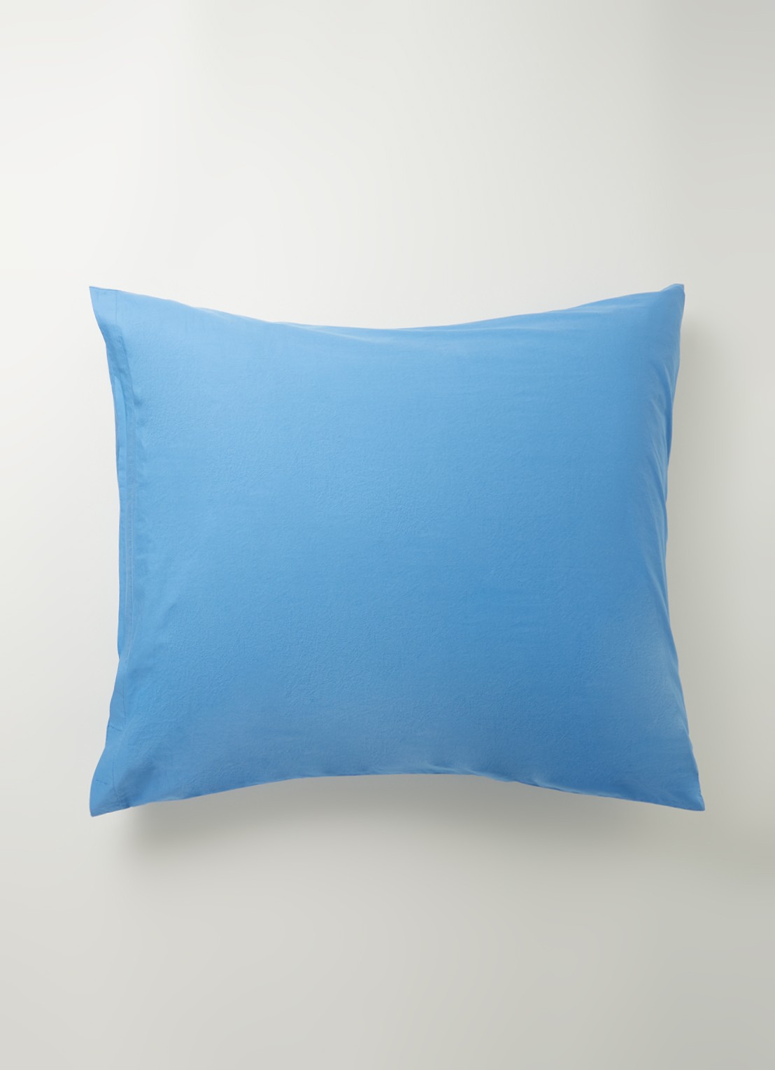 TEKLA Kussensloop van  katoen perkal - voorkant 2 blauw
