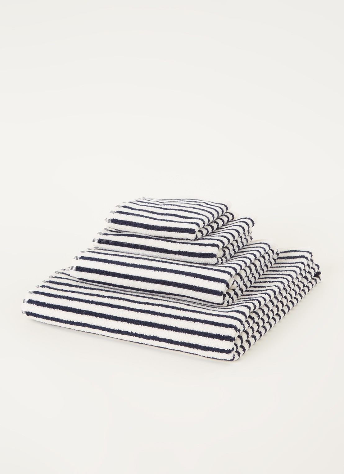 TEKLA Terry badhanddoek - 600 gr/m2 - 50 x 90 cm - voorkant 2 donkerblauw