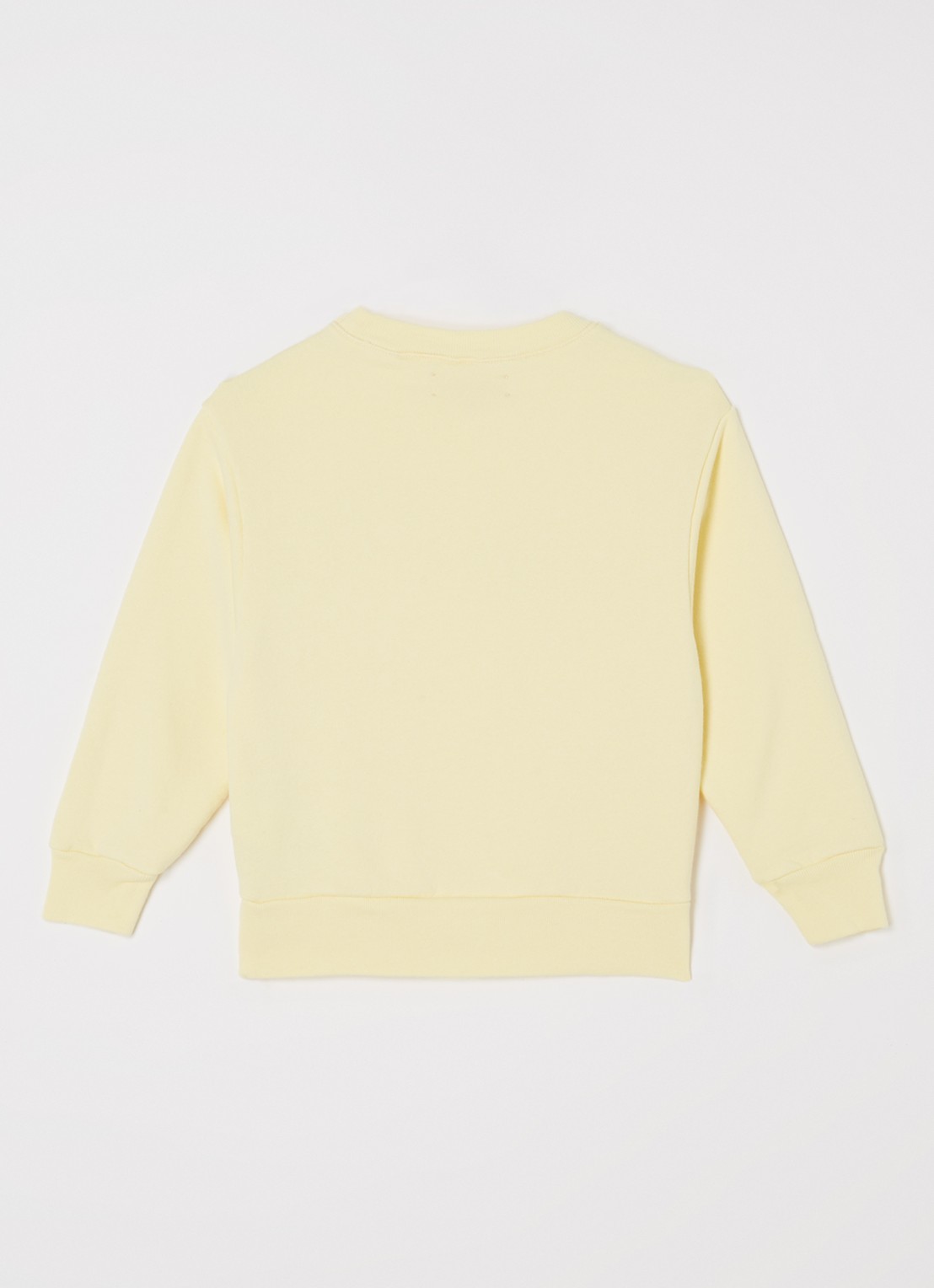 The Animals Observatory Sweater met print - voorkant 3 lichtgeel