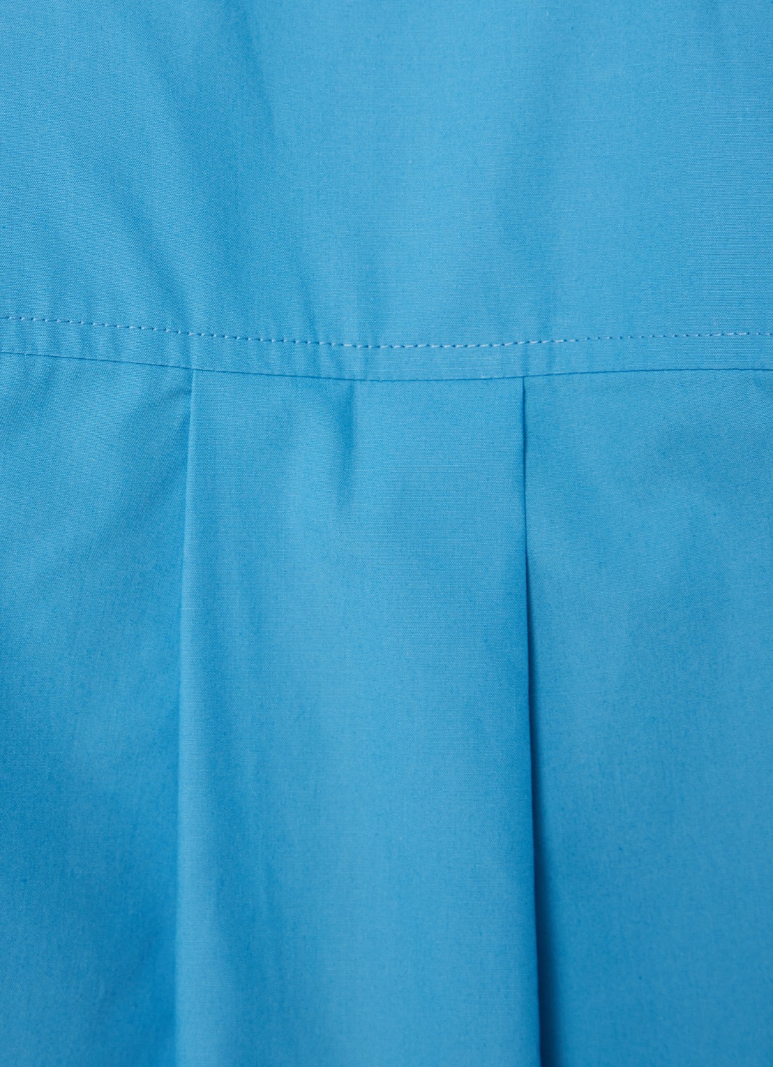 The Attico Jill cropped blouse - detail 5 blauw