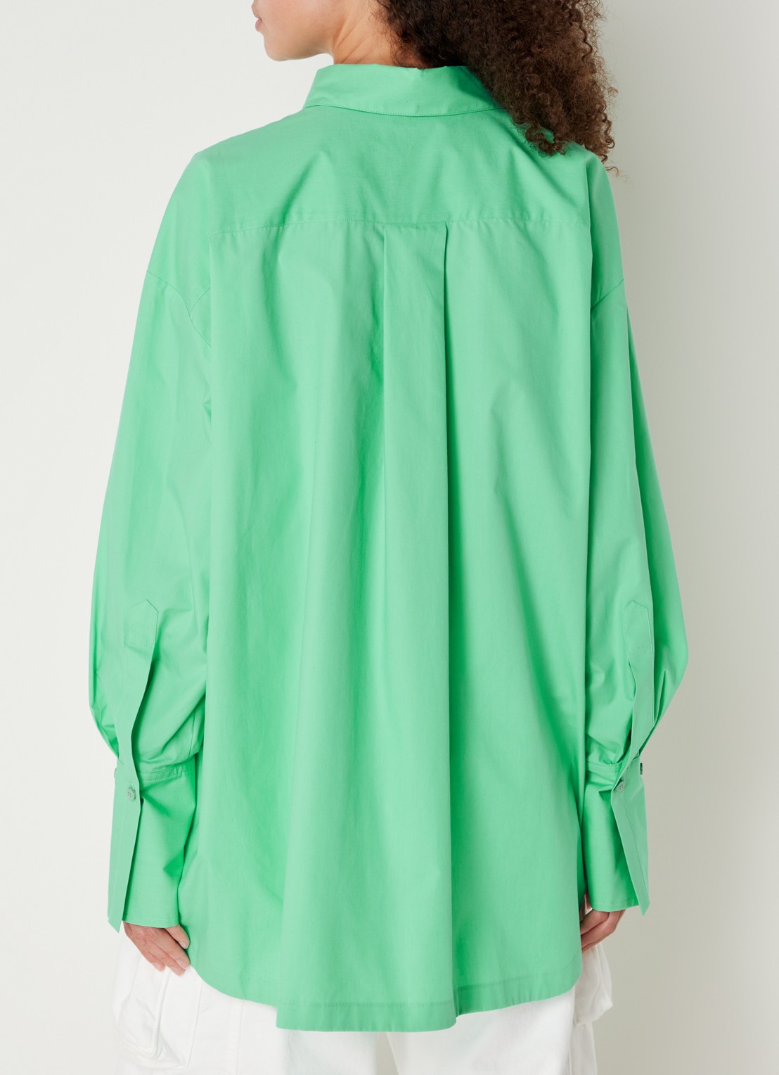 The Attico Oversized blouse met logo - achterkant 2 mint