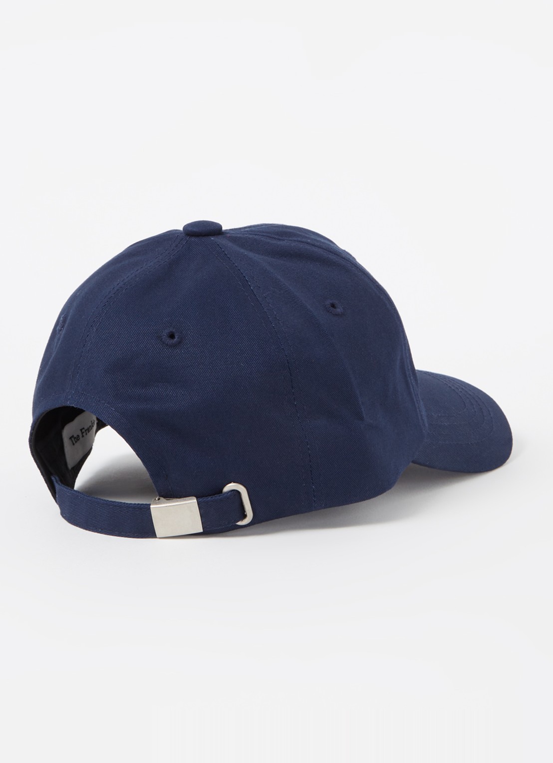 The Frankie Shop Frankie pet met logoborduring - detail donkerblauw