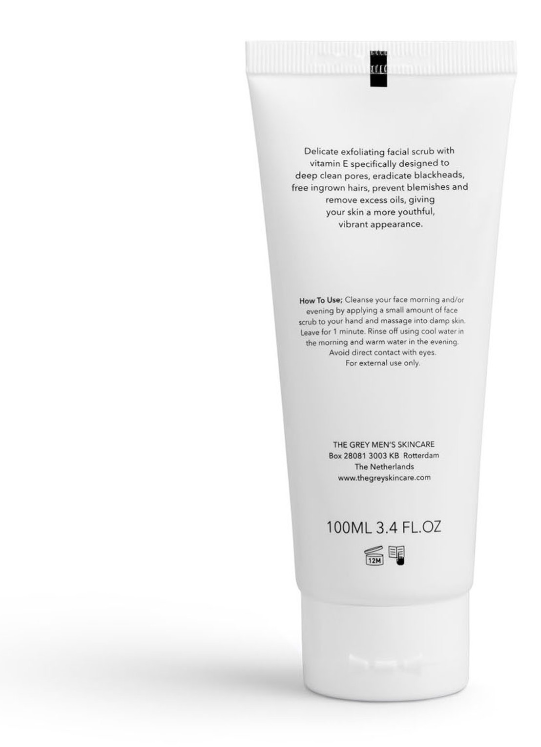THE GREY Exfoliating Face Scrub - milde gezichtsscrub - voorkant 2 undefined