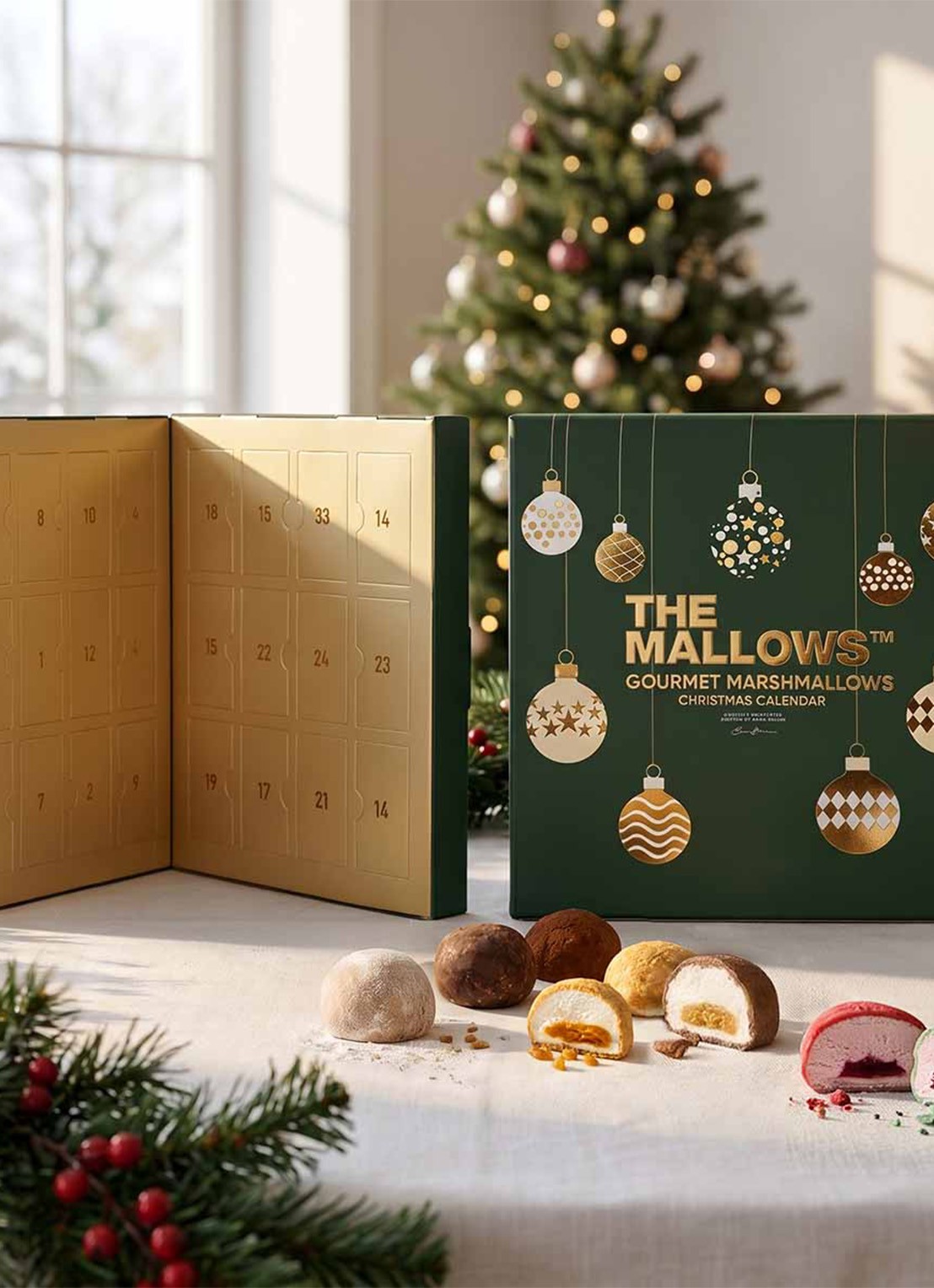 The Mallows Mixed Mallows adventskalender 296 gram - voorkant 2 undefined