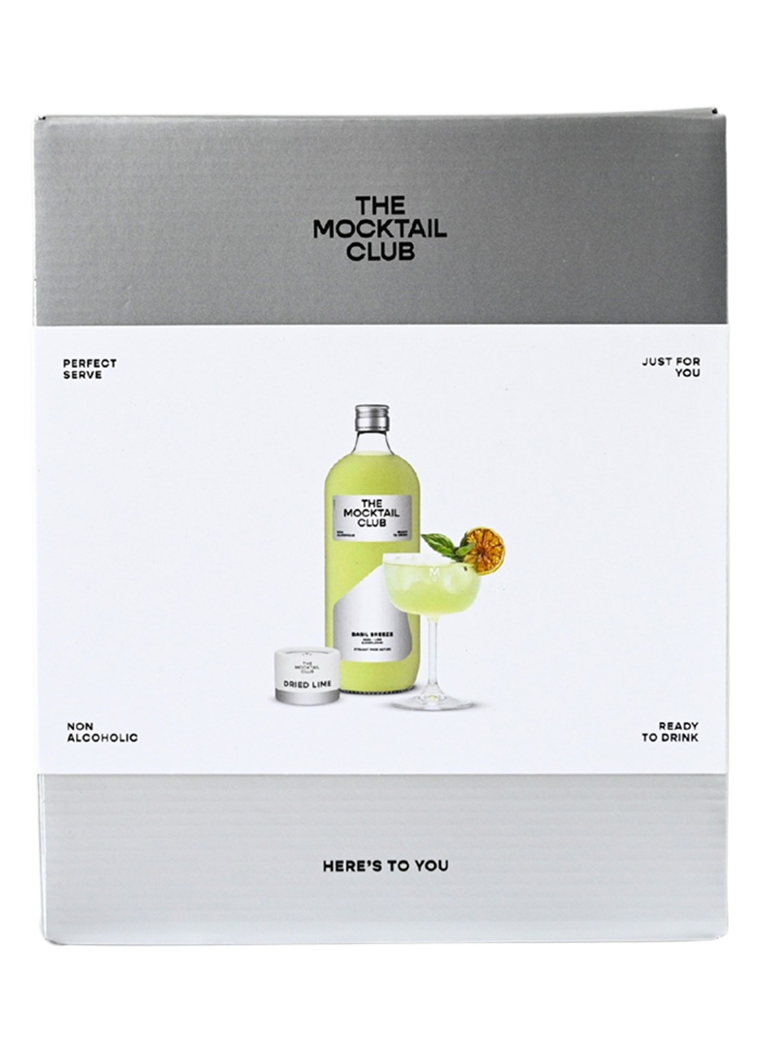 The Mocktail Club Perfect Serve Basil Breeze mocktail in geschenkverpakking 99 cl - voorkant 2 undefined