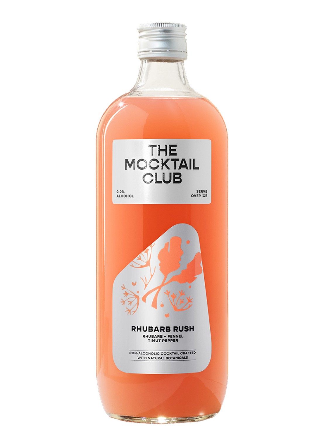 The Mocktail Club Rhubarb Rush mocktail 99 cl - voorkant undefined