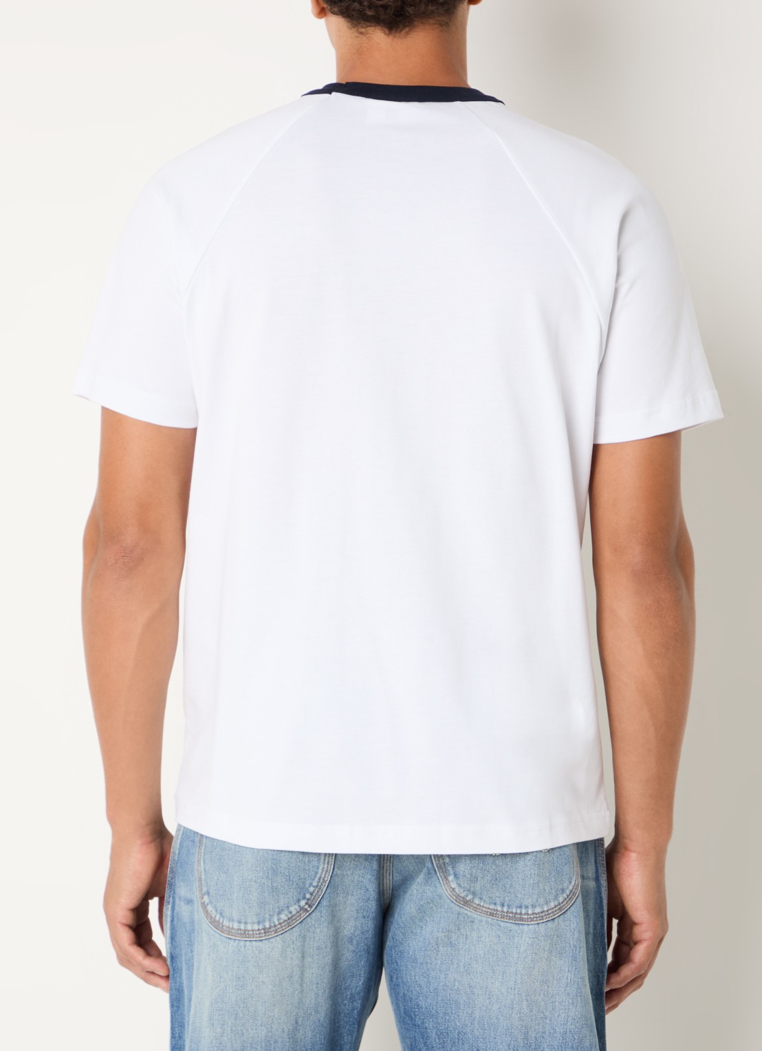 The New Originals Airbrushed Emblem Raglan T-shirt met logo - achterkant 3 wit