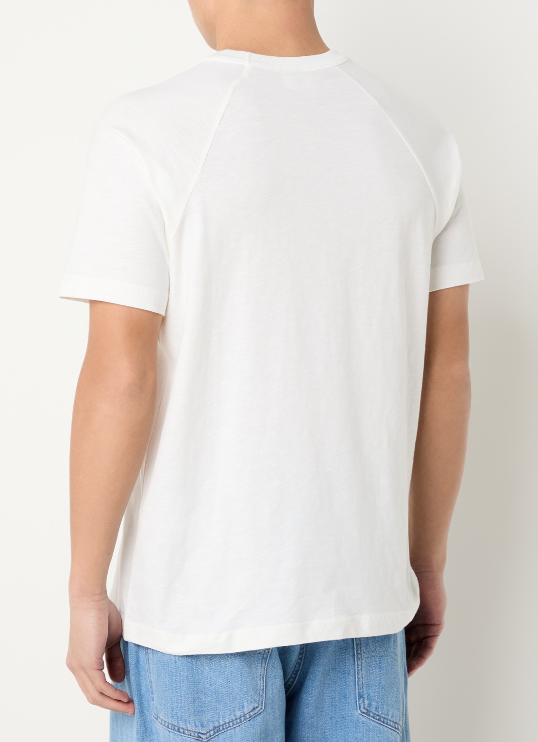 The New Originals Raglan T-shirt met logo - achterkant 3 wit