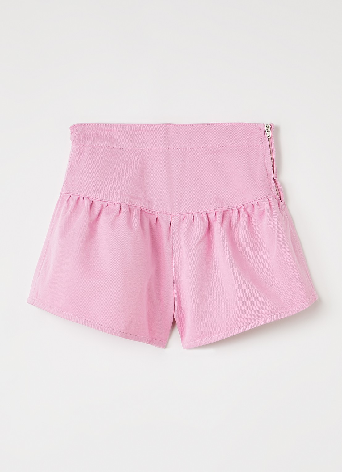 The New Society Bellis straight fit korte broek - voorkant 2 roze