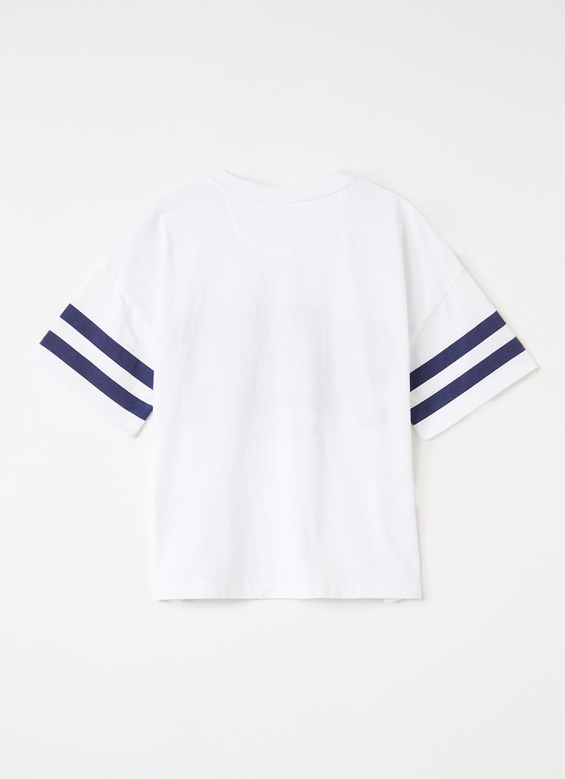 The New Society Daylily T-shirt met print - achterkant wit