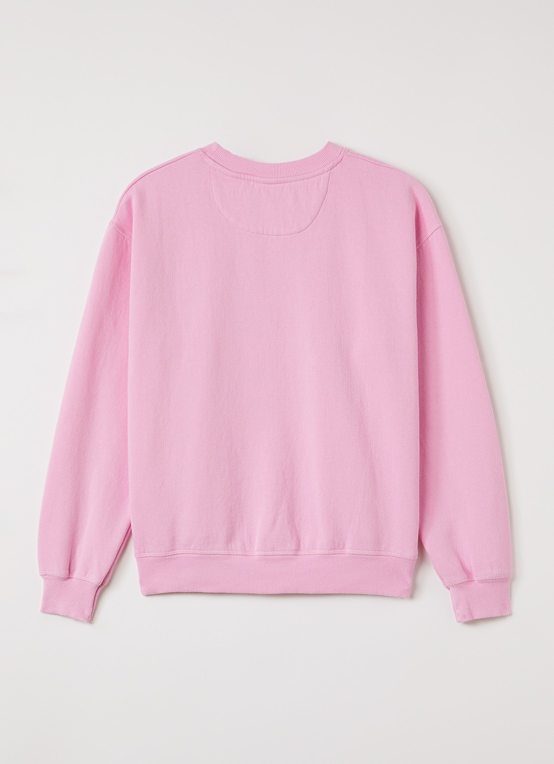 The New Society Sweater met logoprint - voorkant 3 lila
