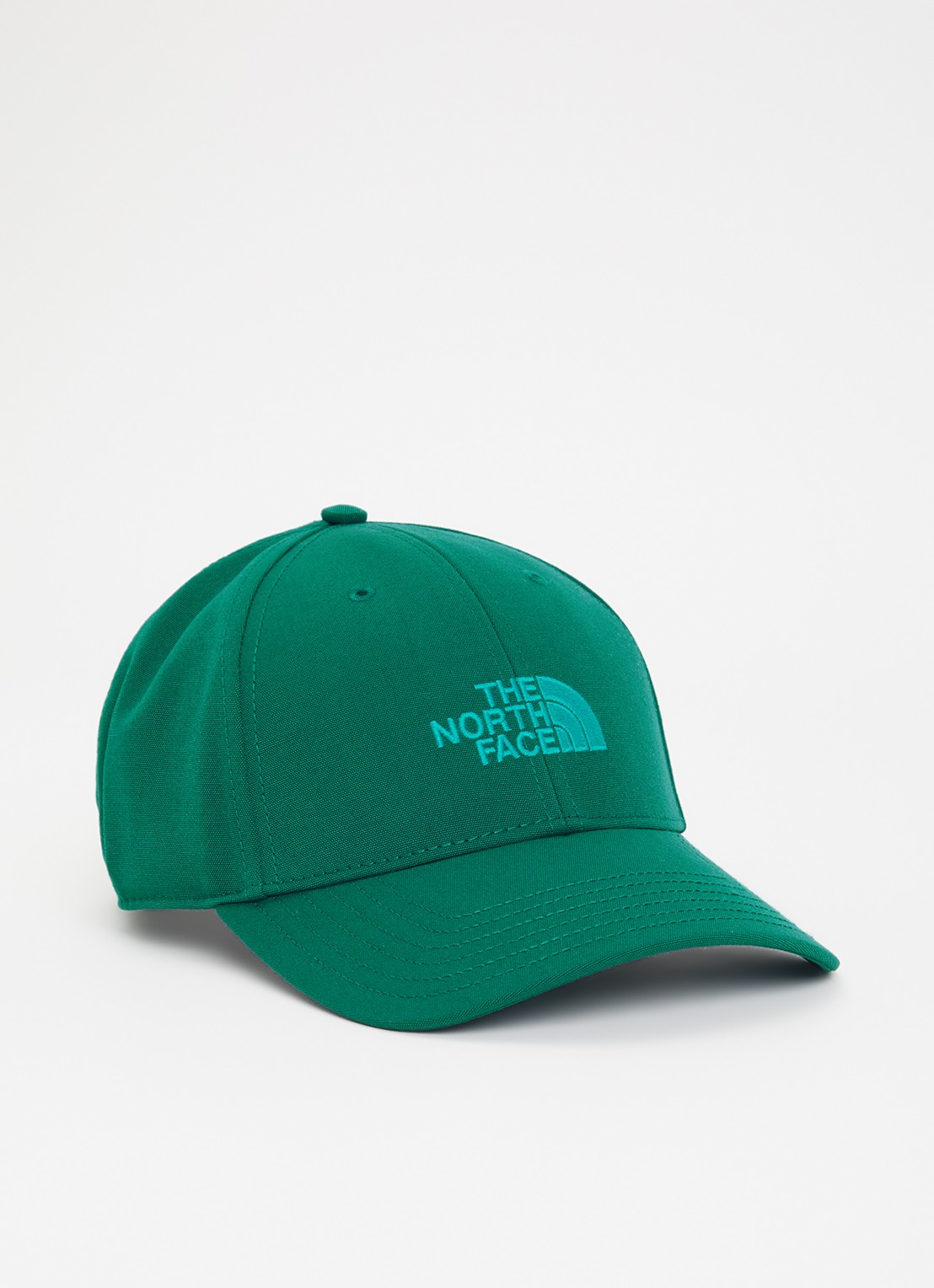 The North Face  '66 Classic pet met logoborduring - voorkant 2 turquoise