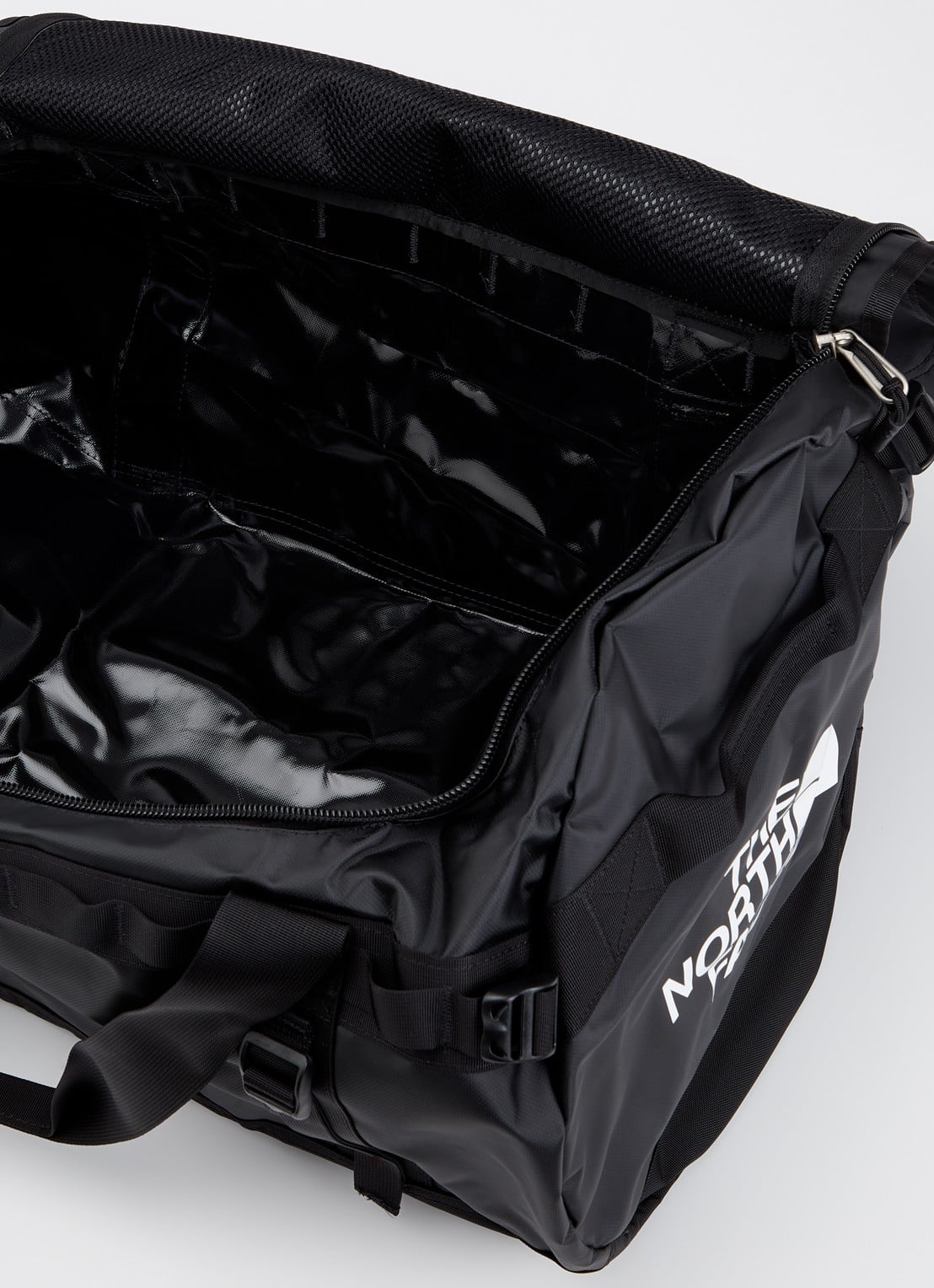 The North Face Base Camp Large opvouwbare weekendtas met afneembare schouderriem - detail 2 zwart