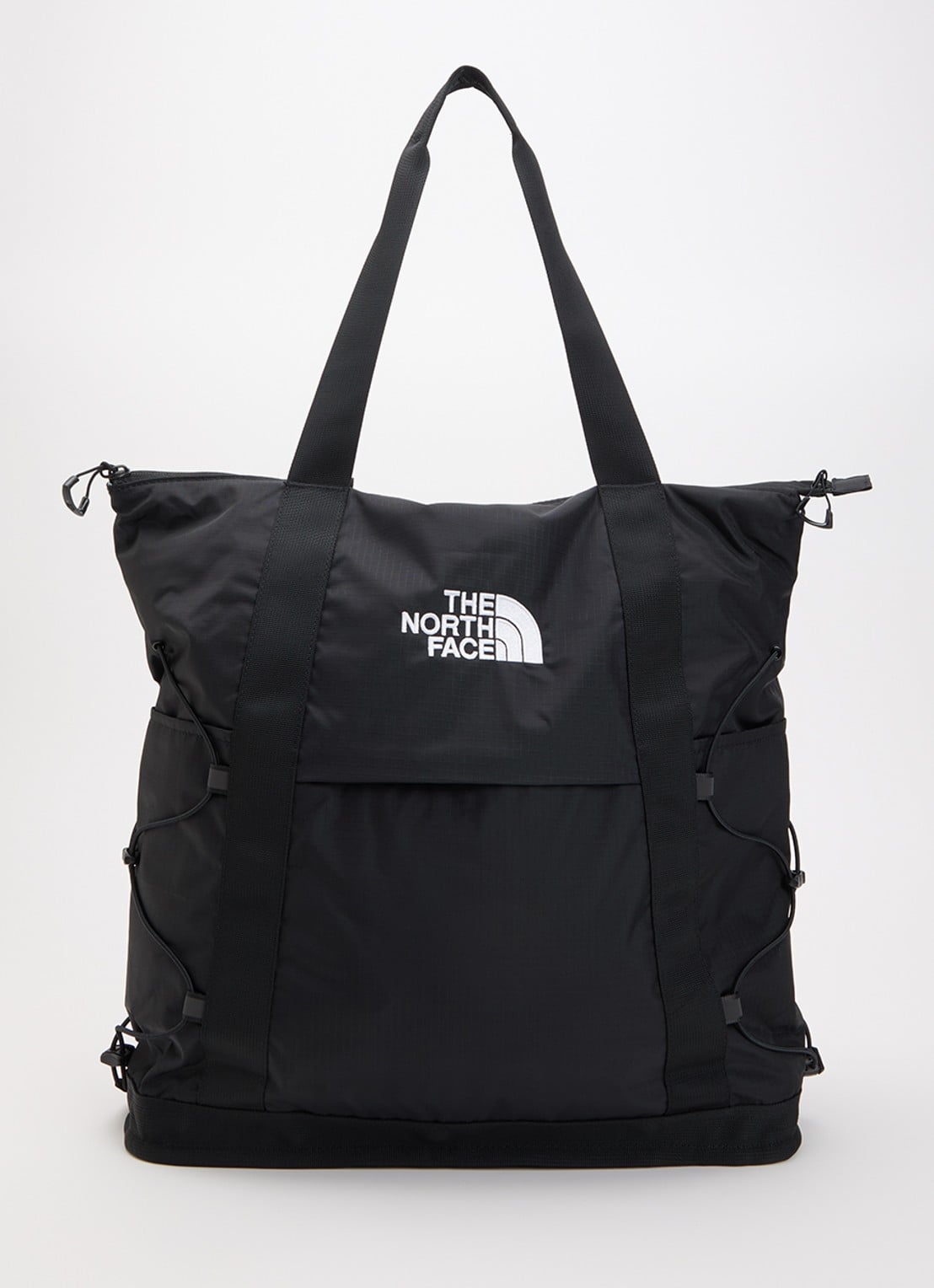The North Face Borealis schoudertas met 16 inch laptopvak - voorkant zwart