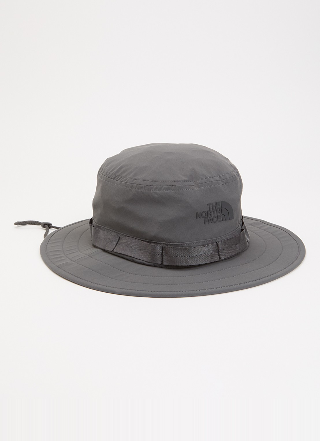 The North Face Classy V bucket hoed met logo - voorkant grijs