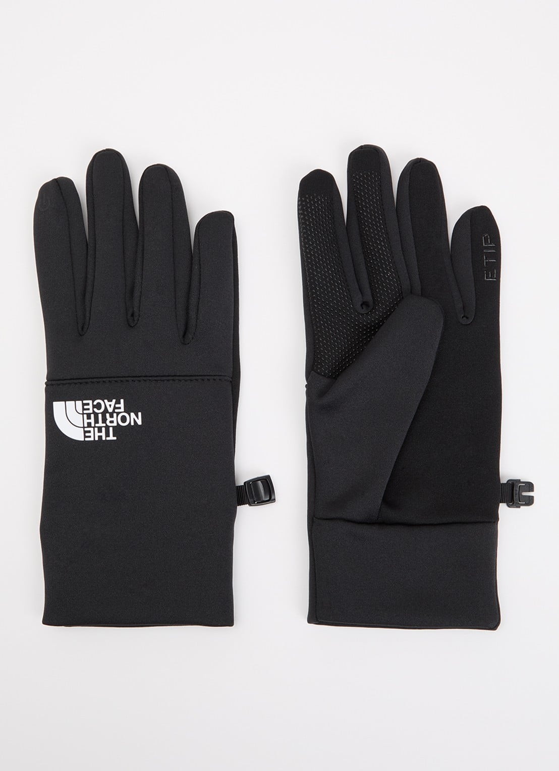 The North Face Etip handschoenen met logo - voorkant zwart