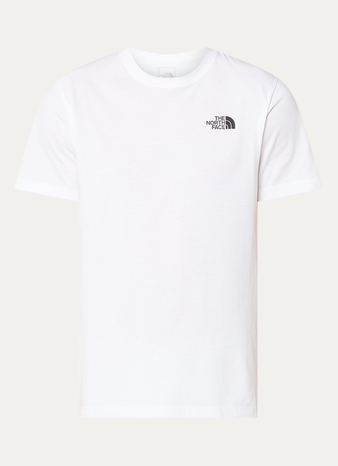 The North Face Evolution Box T-shirt met logo- en backprint - voorkant 2 wit