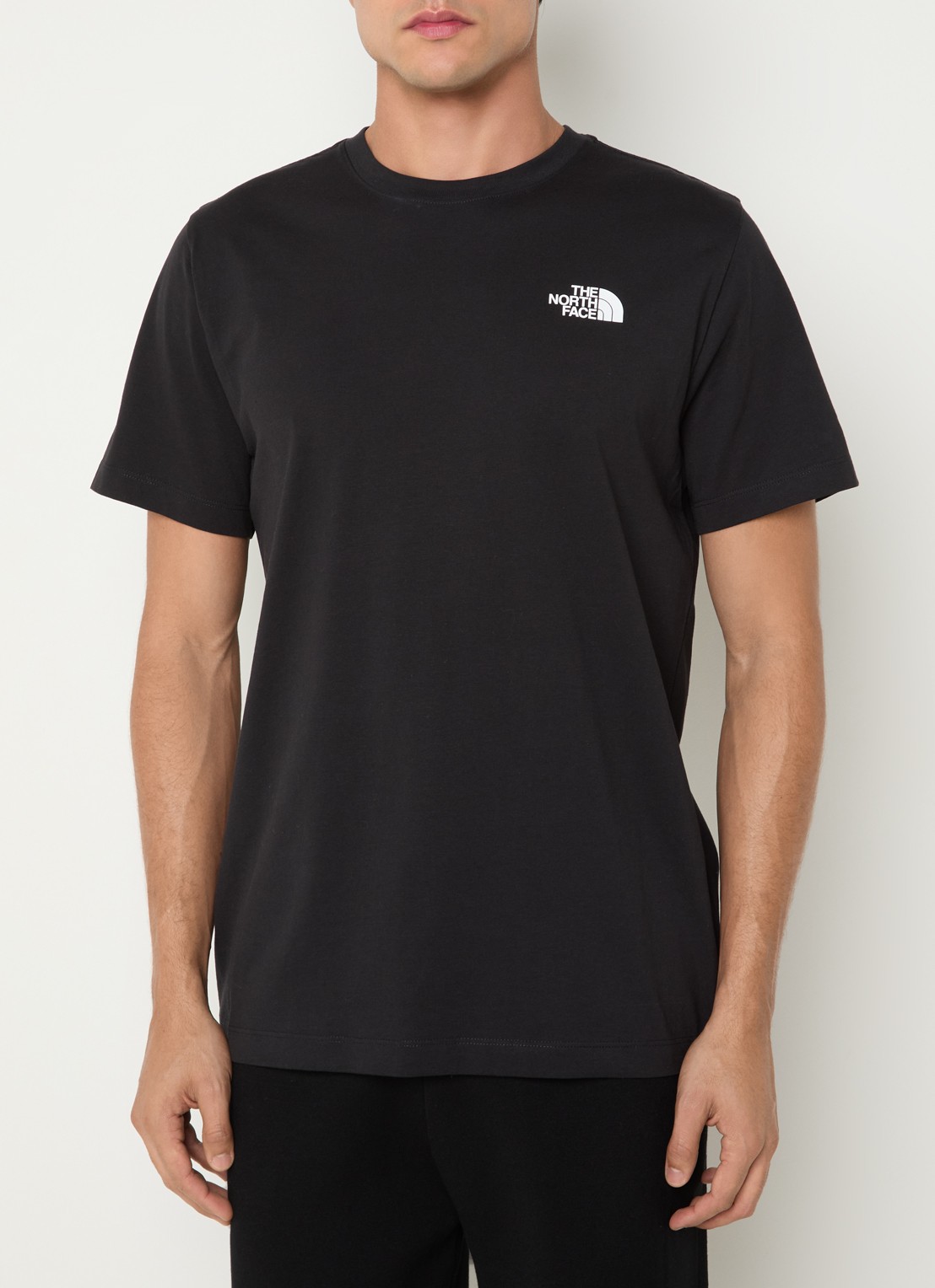 The North Face Evolution Box T-shirt met logo- en backprint - achterkant 3 beige