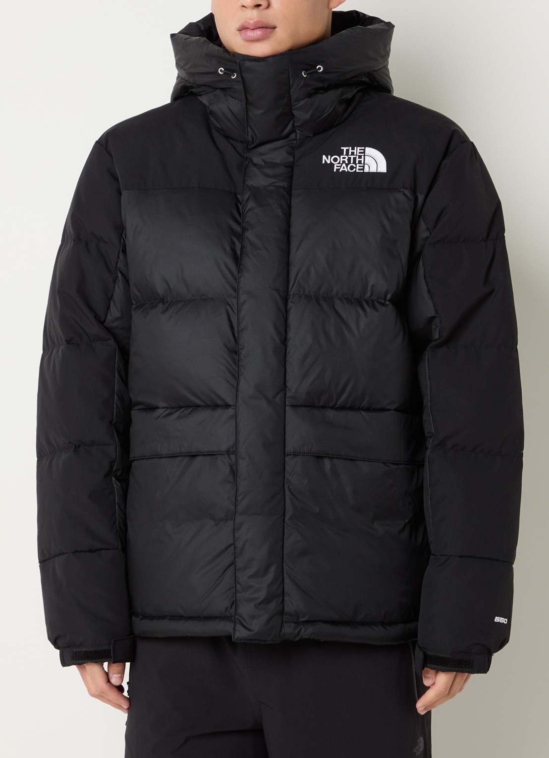 The North Face Hmlyn puffer jack met donsvulling - detail zwart