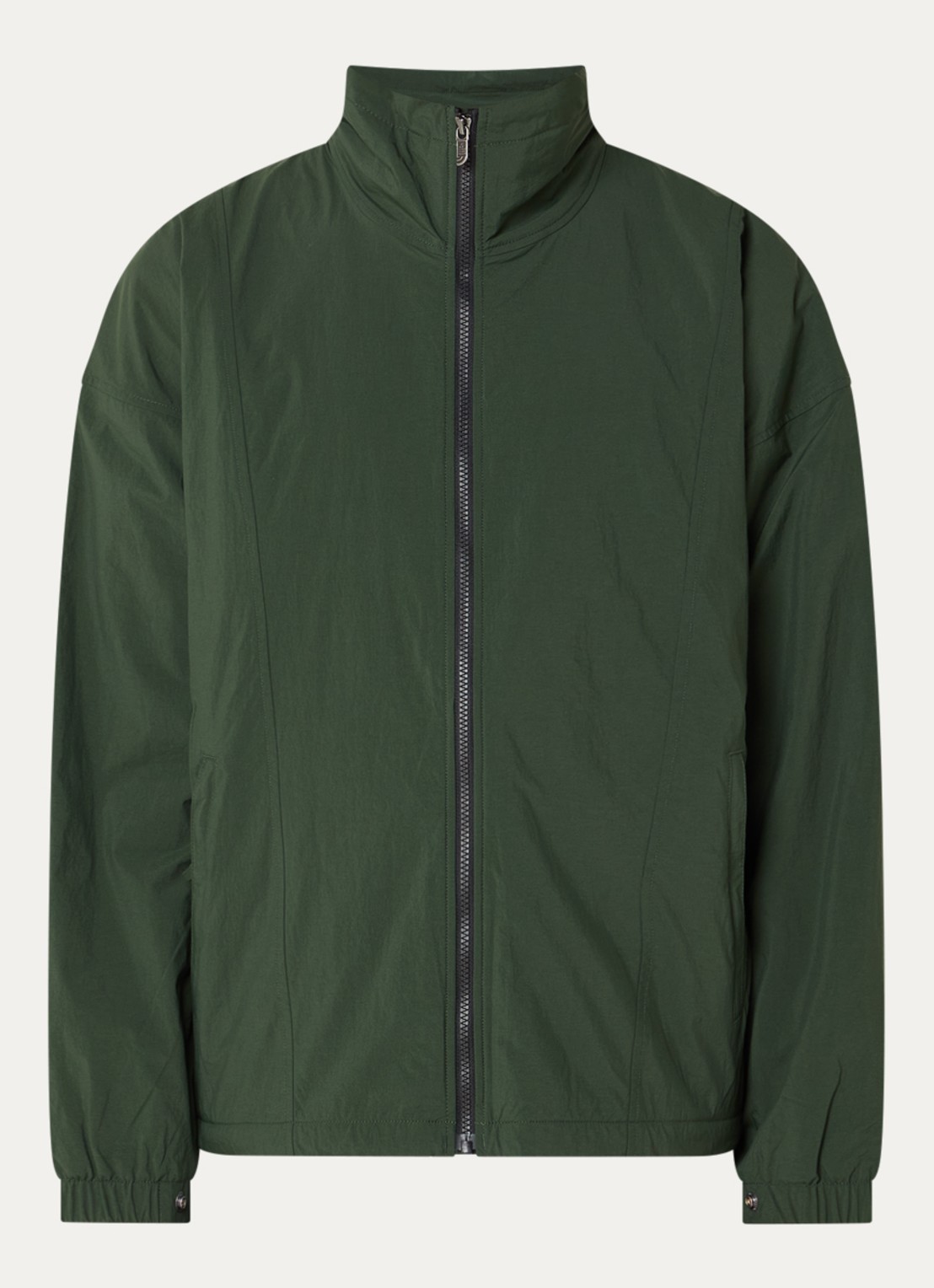 The North Face Jack met steekzakken - voorkant 3 groen