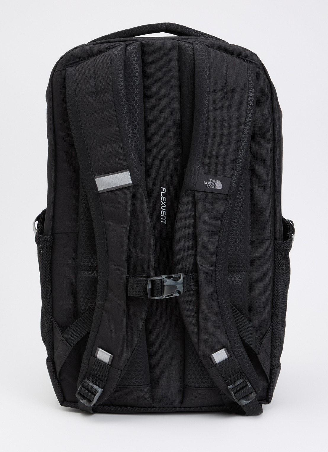 The North Face Jester 28L rugzak met 16 inch laptopvak - achterkant 3 donkergrijs
