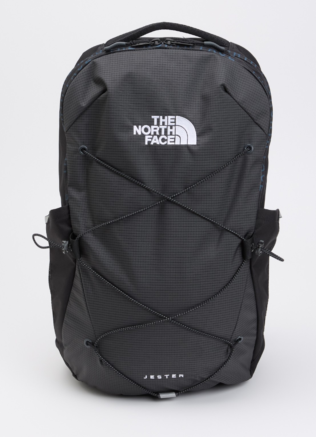 The North Face Jester 28L rugzak met 16 inch laptopvak - voorkant donkergrijs