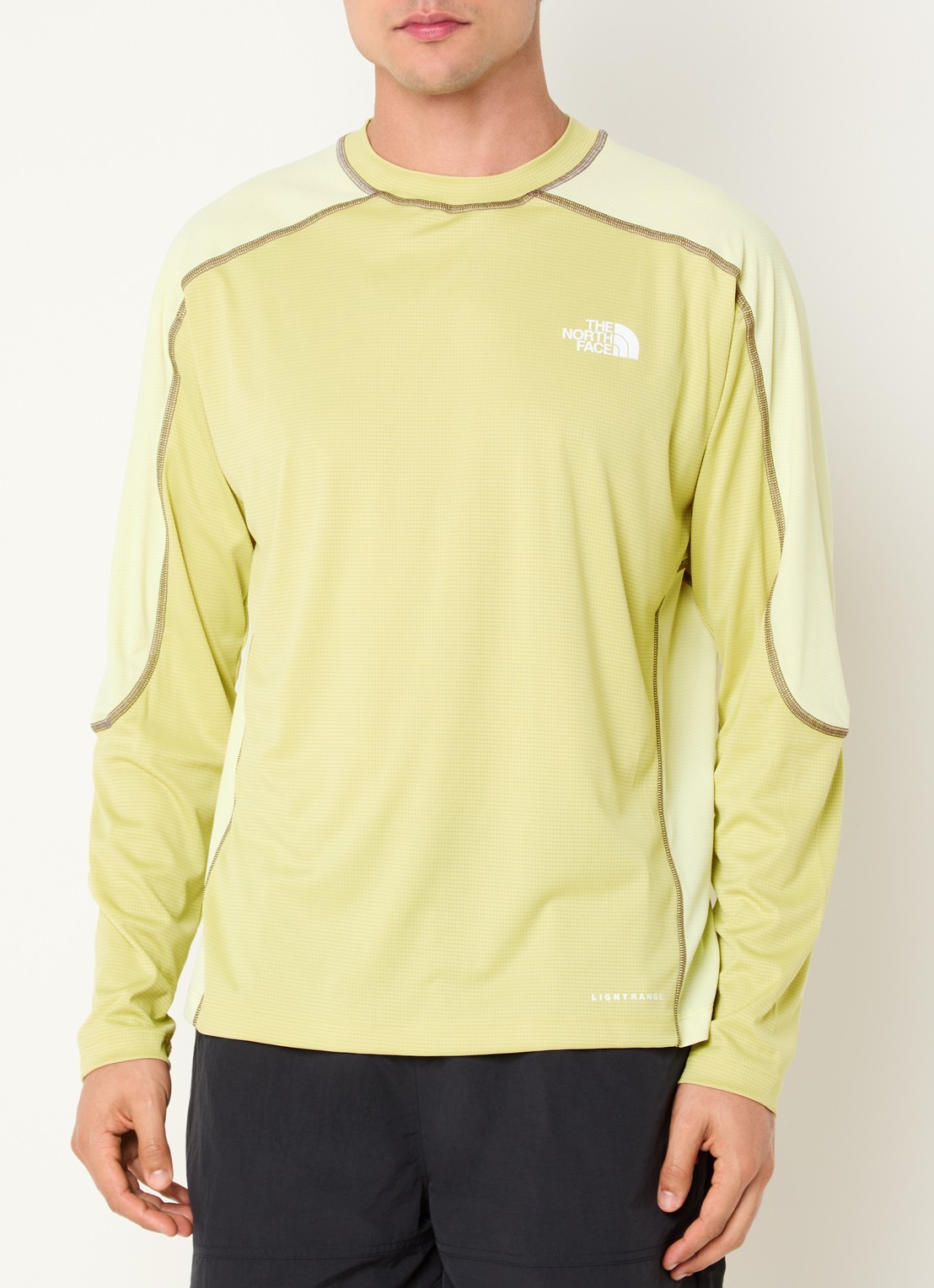 The North Face Longsleeve met logo - detail 2 lichtgroen