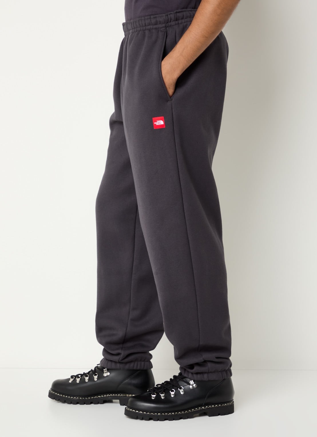 The North Face Loose fit joggingbroek met logoborduring - detail 2 antraciet