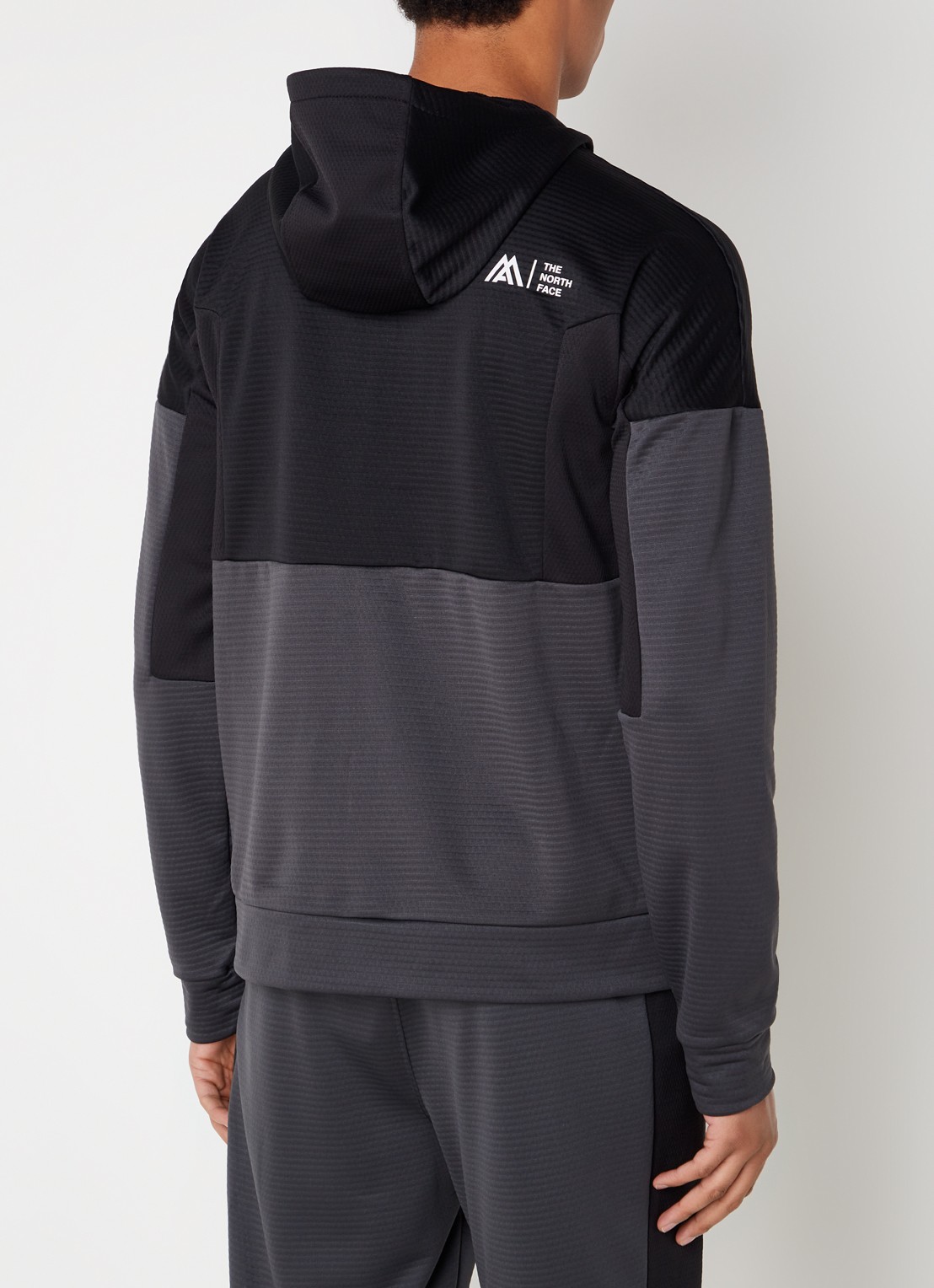 The North Face Mountain Athletics sweatvest van fleece met ritszakken en structuur  - achterkant 5 antraciet