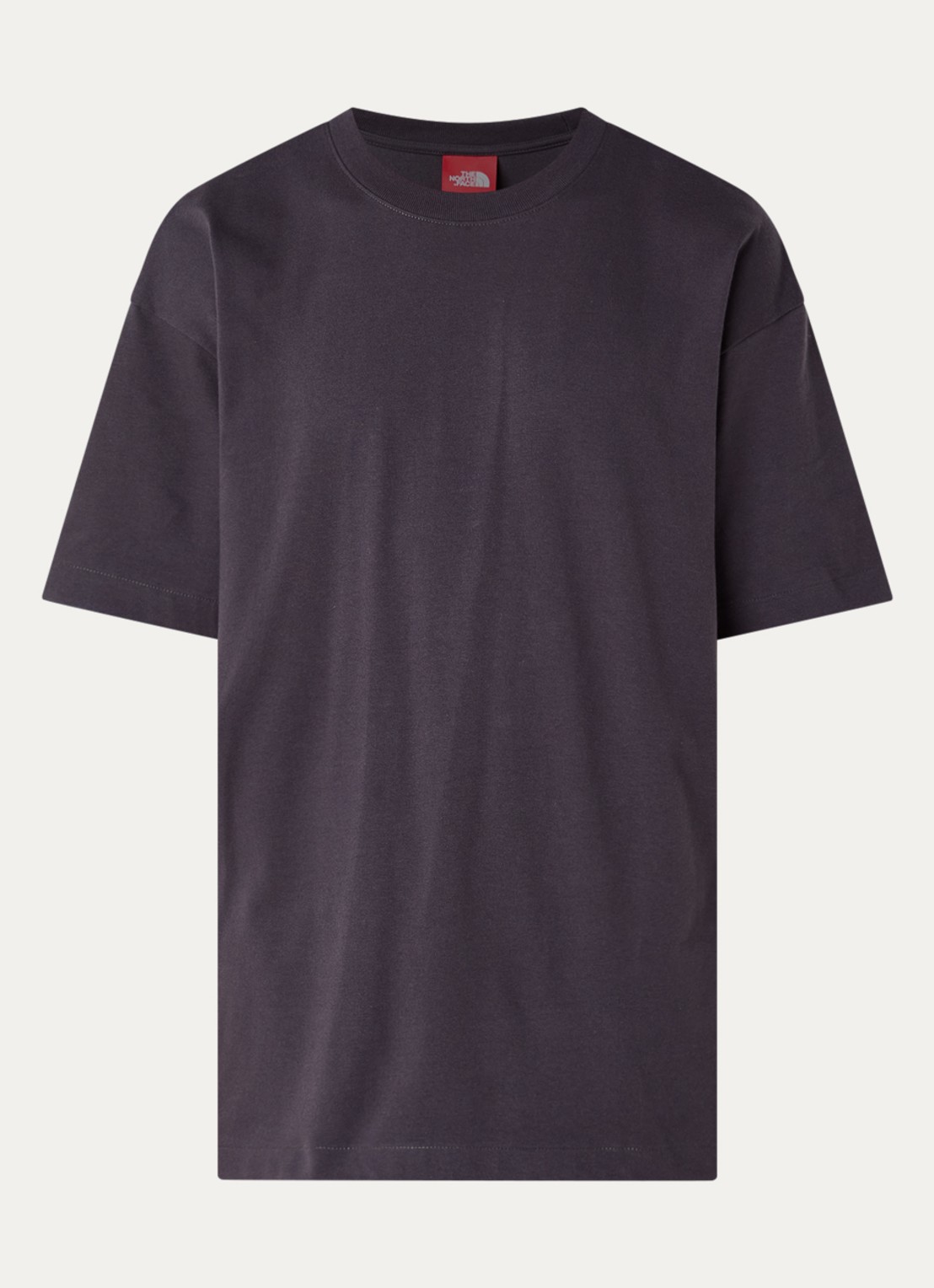 The North Face Oversized T-shirt met backprint - voorkant 2 antraciet