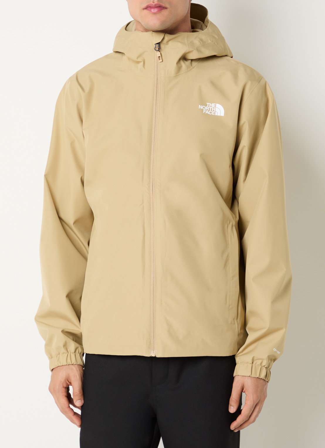 The North Face Quest windjack met capuchon en ritszakken - detail 4 beige