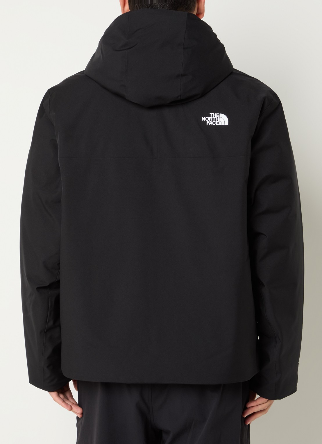 The North Face Range gewatteerd jack met donsvulling en capuchon - achterkant 4 zwart
