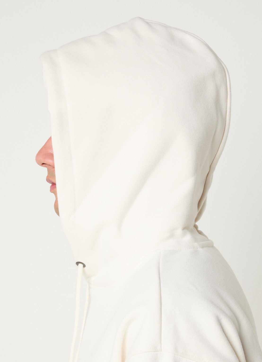 The North Face Red box hoodie met logo - detail 5 gebroken wit