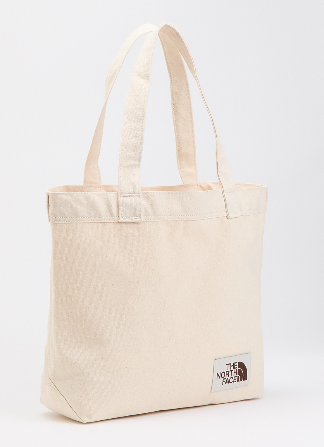 The North Face Shopper van canvas met logo  - achterkant 5 beige