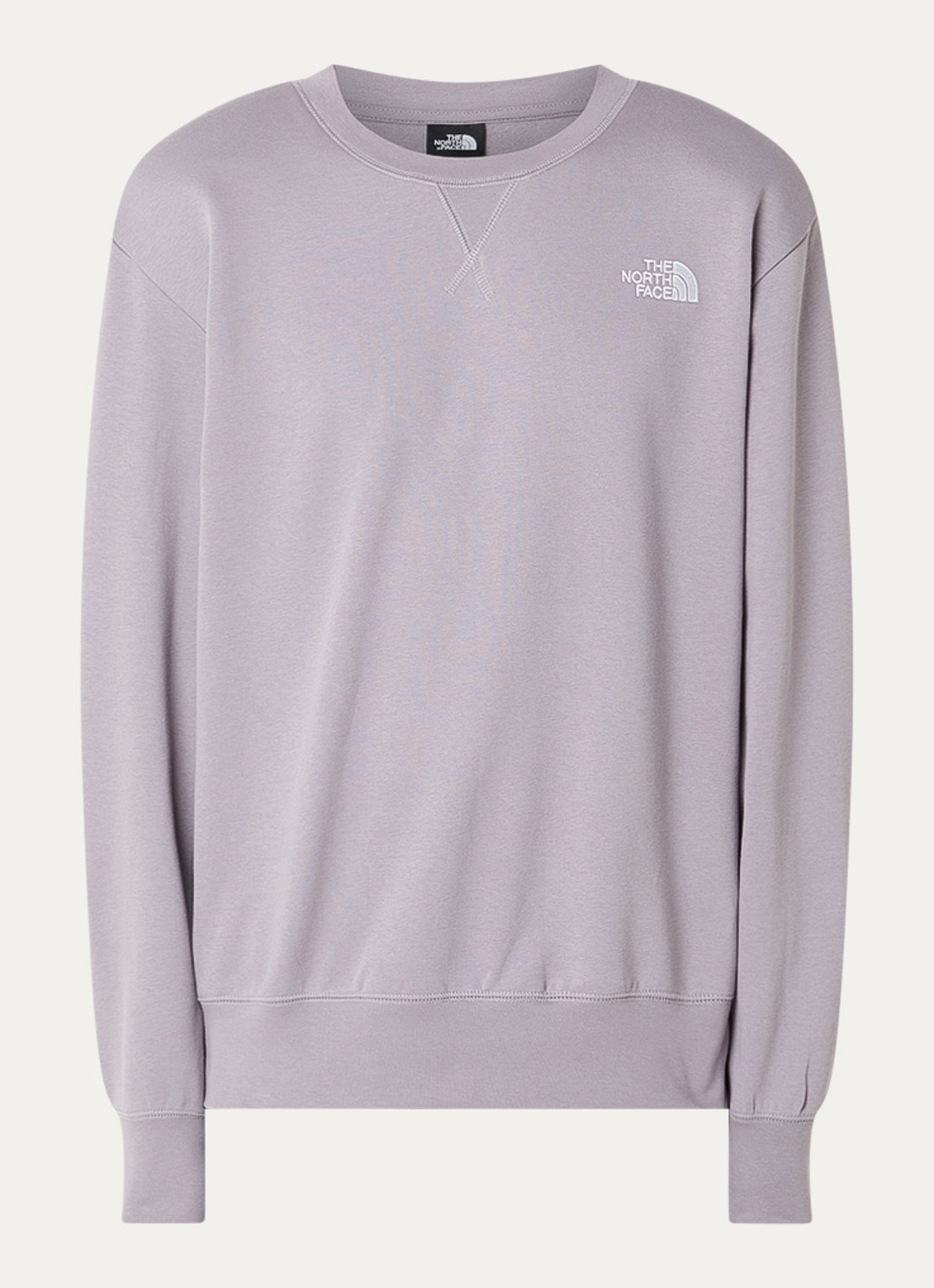 The North Face Sweater met logo- en backprint - voorkant 3 lichtpaars