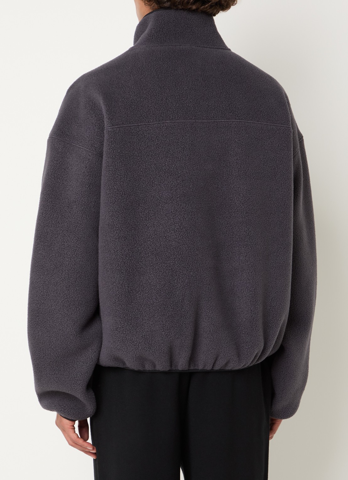 The North Face Sweater van fleece met halve rits - achterkant 4 grijs