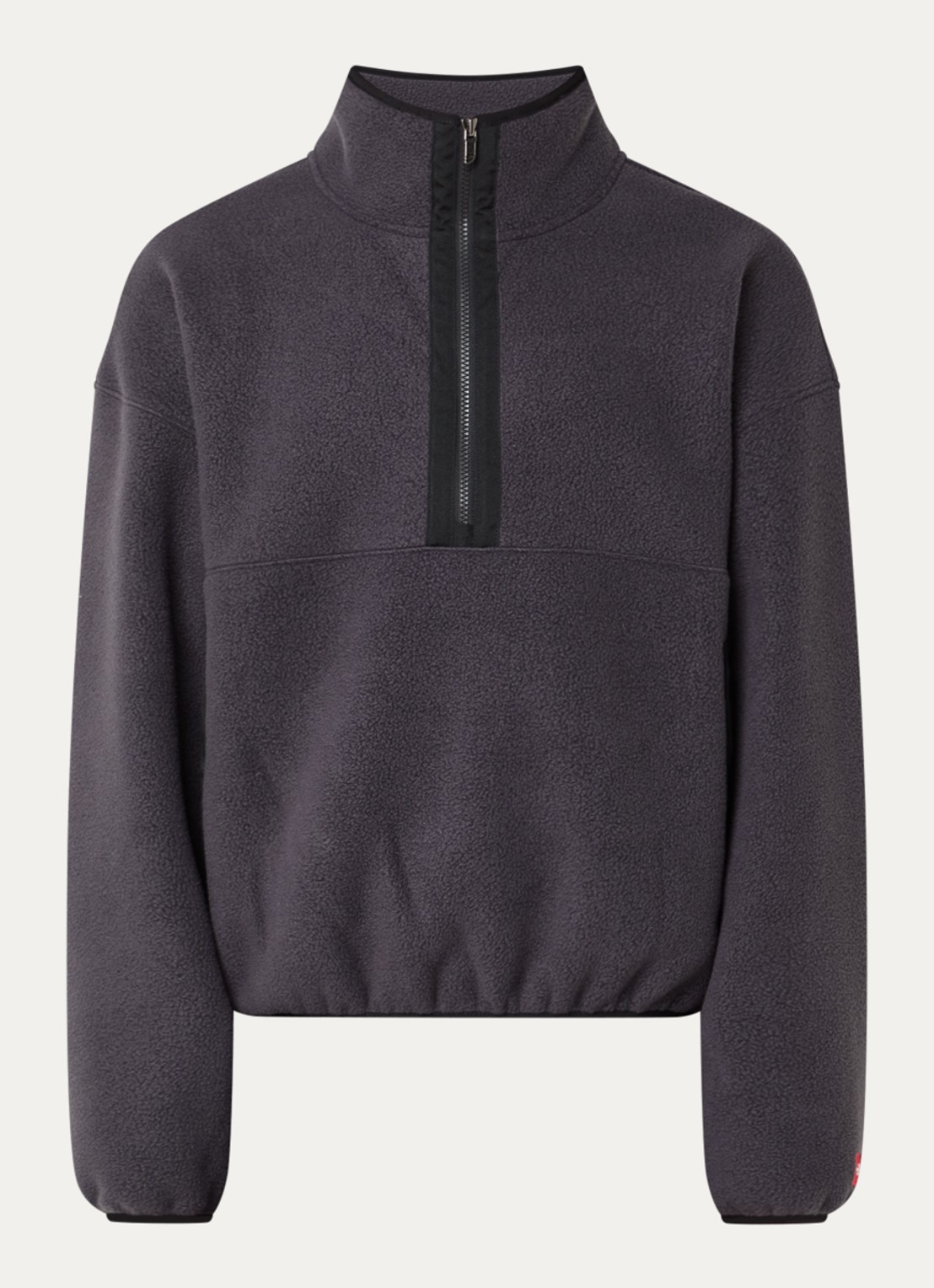 The North Face Sweater van fleece met halve rits - voorkant 2 grijs